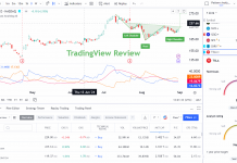 TradingView Screening (in the bottom window)