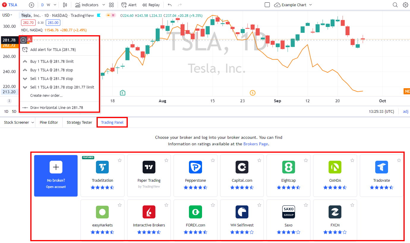 TradingView Broker Integration