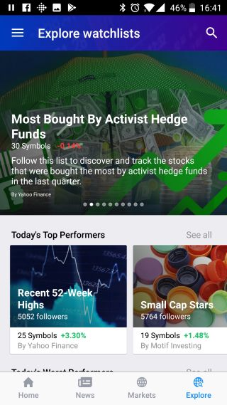 Yahoo Finance: Best Free Stock Tracking & News app